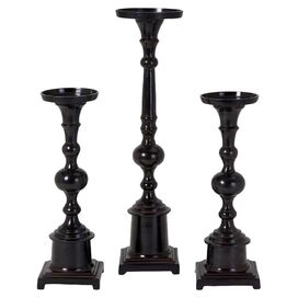 3-Piece Jackie Candleholder Set 