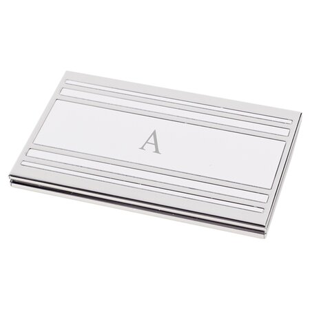 Personalized Sterling Business Card Case 