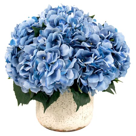 Faux Potted Hydrangea